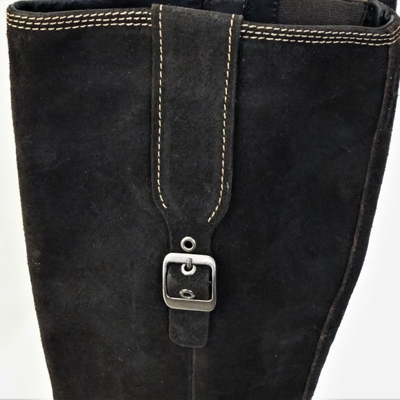 Red Wing Boots Tall Dark Brown Suede Bixby Size 9.5 D Wide Width - Picture 6 of 13